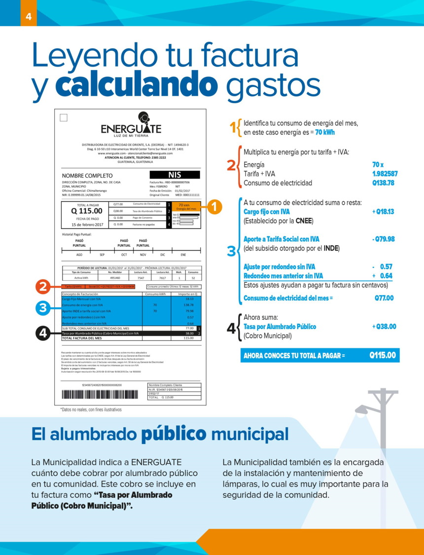 Energuate Factura